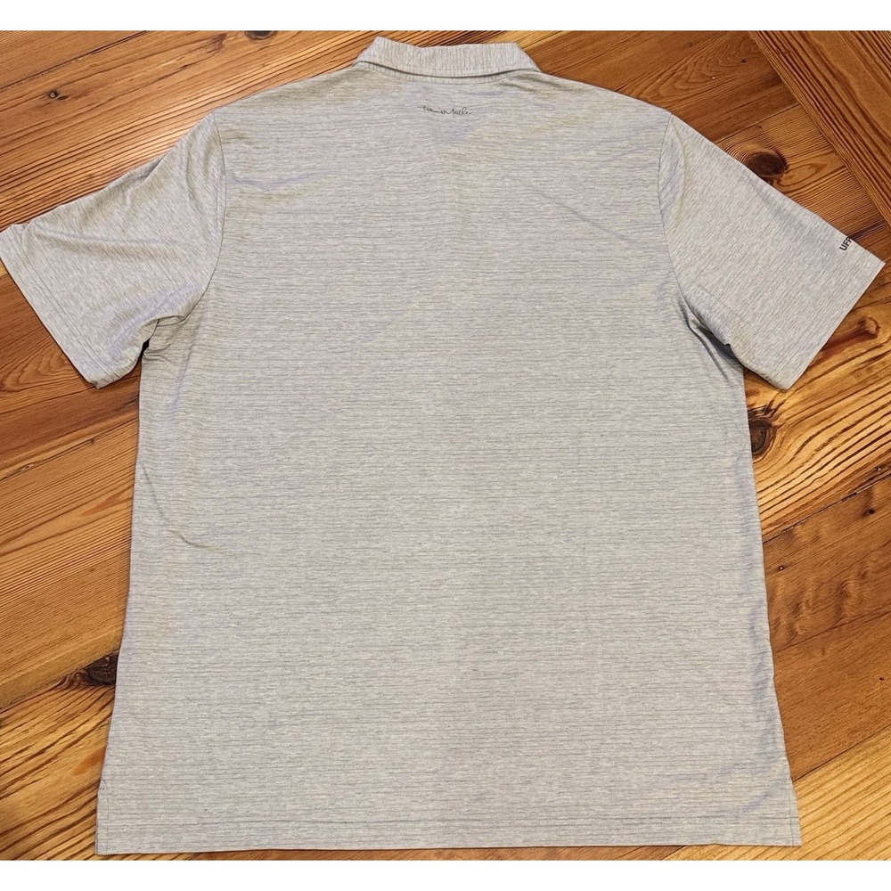 TravisMathew UFP Industrial Cotton Polo Shirt Mens XXL Gray Heather Golf - Picture 2 of 10